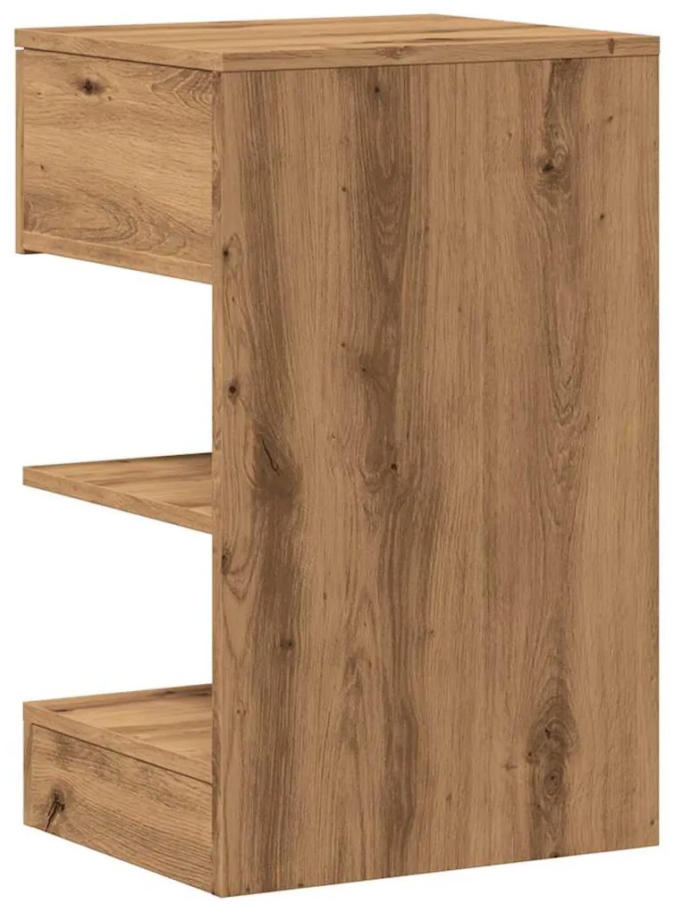 vidaXL Κομοδίνο ντουλάπι Artisan Oak 40x35x65 cm Κατασκευασμένο ξύλο