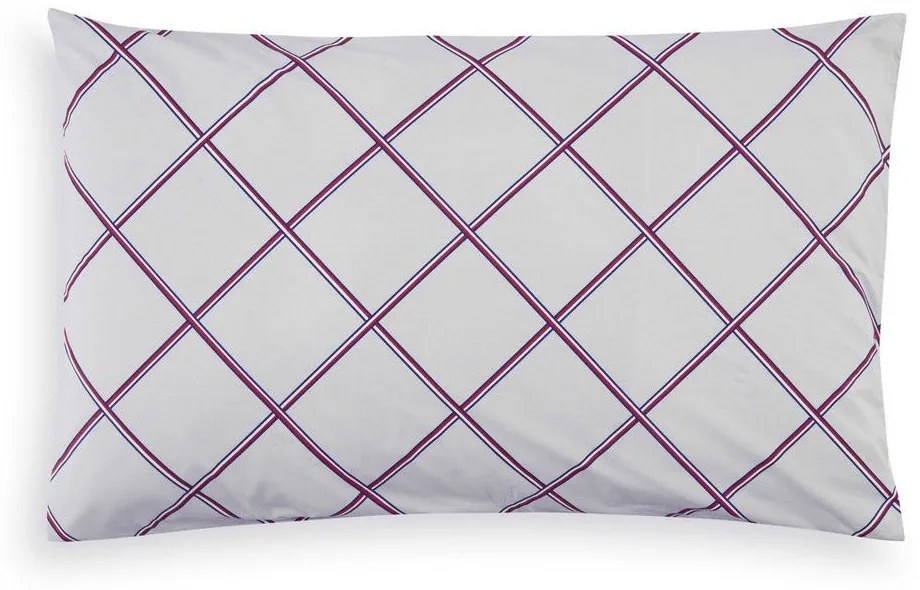 Μαξιλαροθήκη Diamond 713576 White Tommy Hilfiger 50X80 100% Cotton Percale