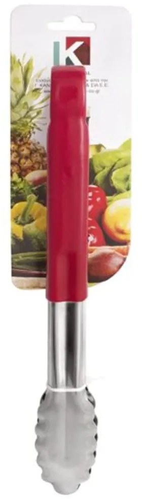 Λαβίδα Κρεατικών Ανοξείδωτη UR60385425 25cm Red  K-Professional Μέταλλο,Πλαστικό