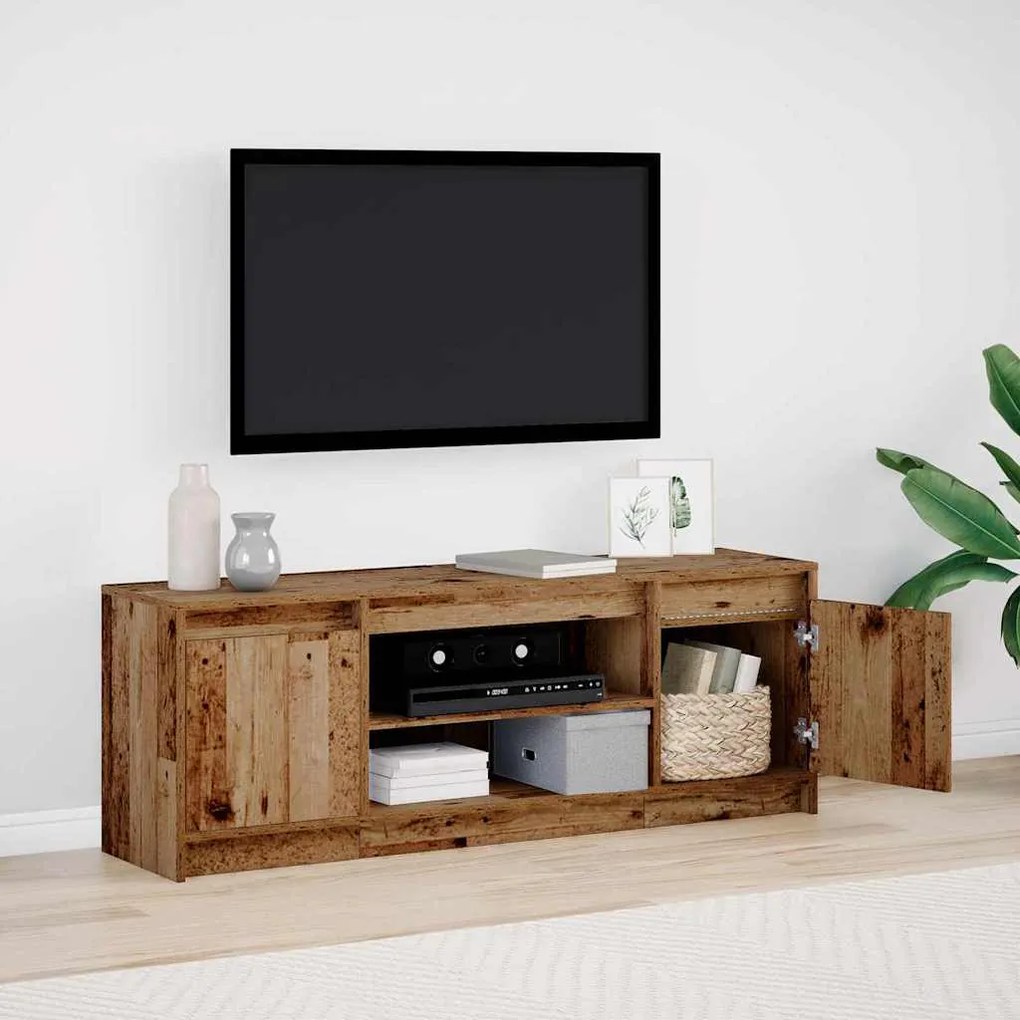 vidaXL Ντουλάπι TV Καφέ 139.5 x 34 x 50 εκ Επεξεργασμένο ξύλο