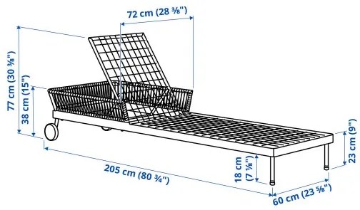 SEGERÖN ξαπλώστρα 205.107.98