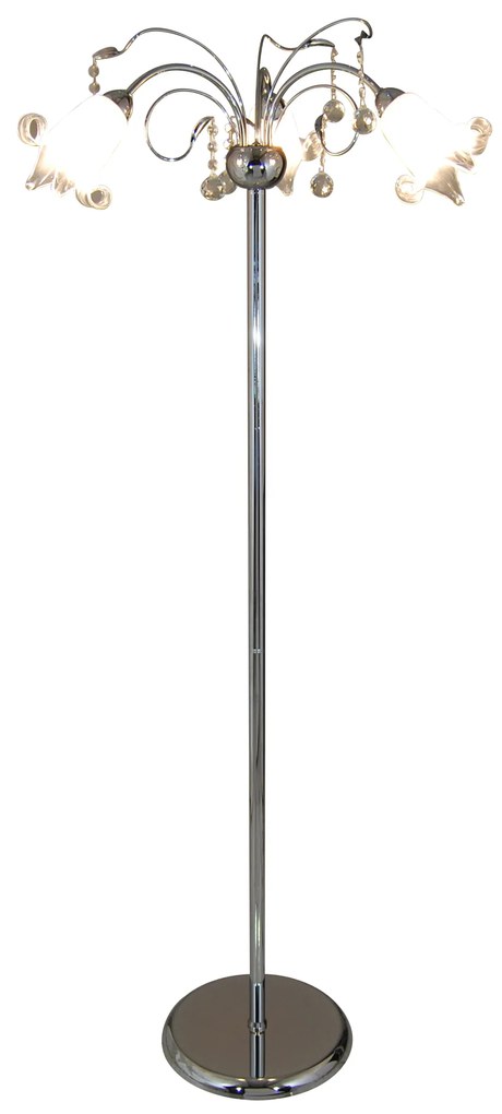 1017-3F MEMO CHROME FLOOR LAMP Δ1