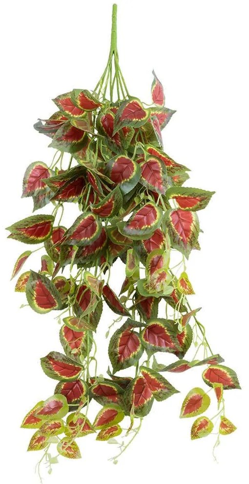 Τεχνητό Κρεμαστό Φυτό Coleus 20255 45x17x90cm Multi GloboStar Πολυαιθυλένιο,Ύφασμα