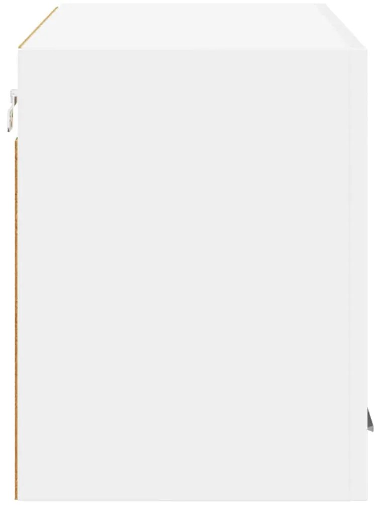 vidaXL Κρεμαστό ντουλάπι Riga Λευκό 80 x 31 x 40 εκ Επεξεργασμένο ξύλο