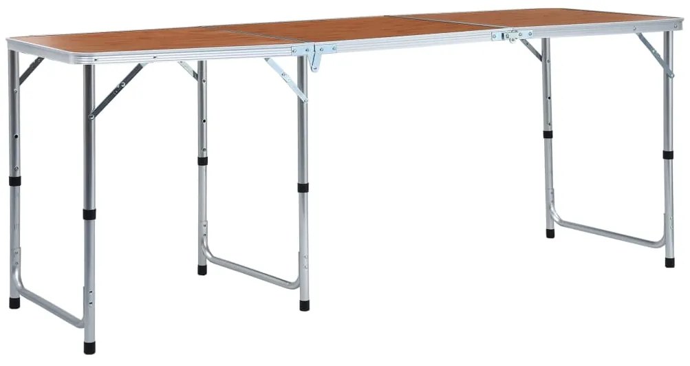 vidaXL Τραπέζι Κάμπινγκ Πτυσσόμενο 180 x 60 εκ. Αλουμινίου
