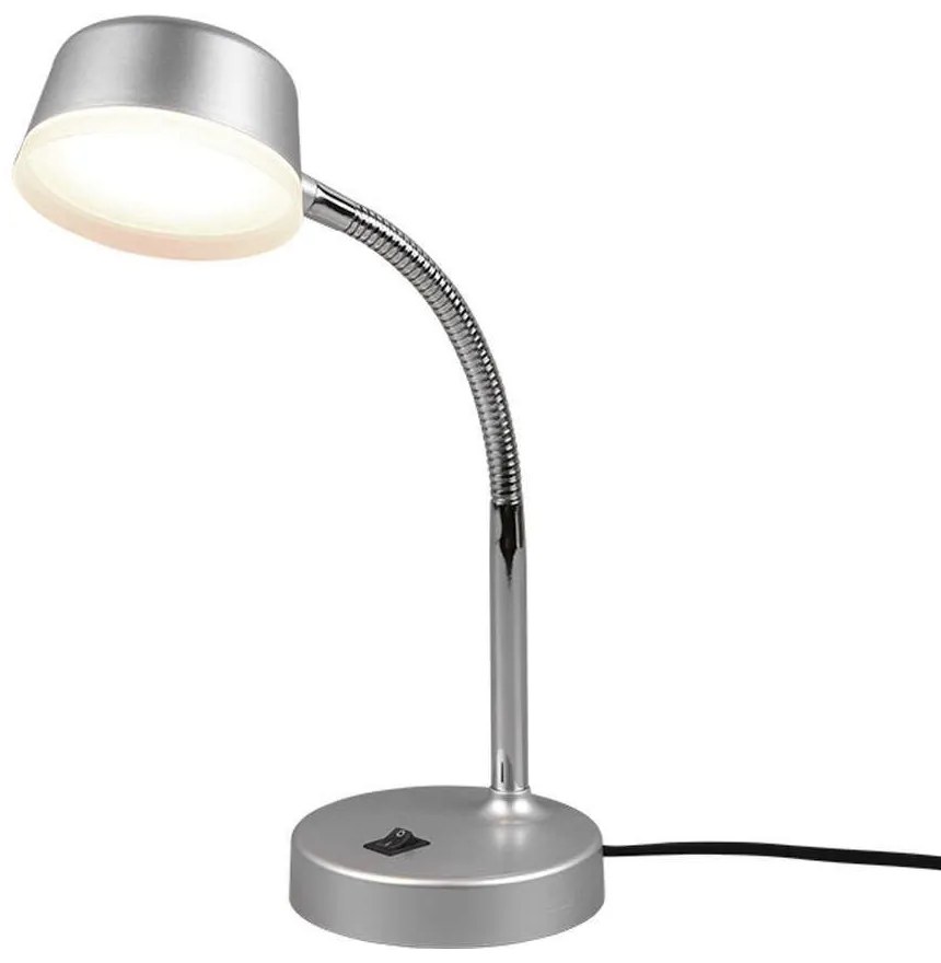 Φωτιστιικό Γραφείου Kiko R52501187 4,5W Led Φ12cm 34cm Titanium RL Lighting