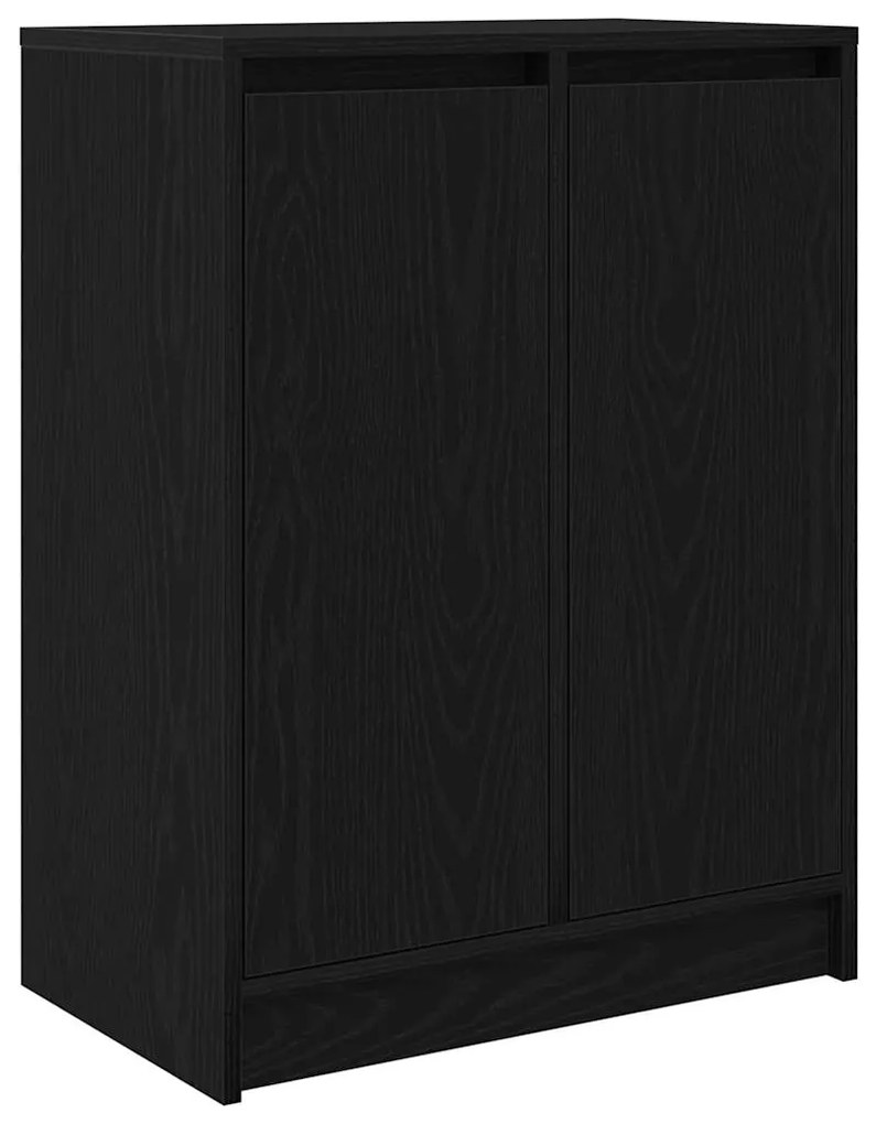 vidaXL Sideboard Μαύρη βελανιδιά 57x34x76 cm Κατασκευασμένο ξύλο