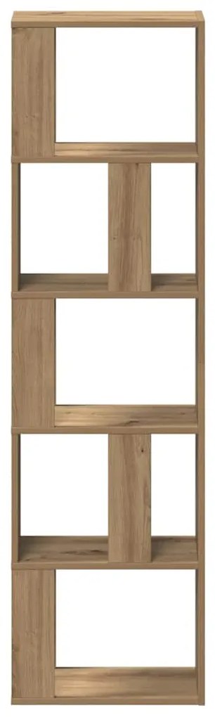 vidaXL Βιβλιοθήκη Artisan Δρυς 45x24x159 εκ. Επεξεργασμένο Ξύλο