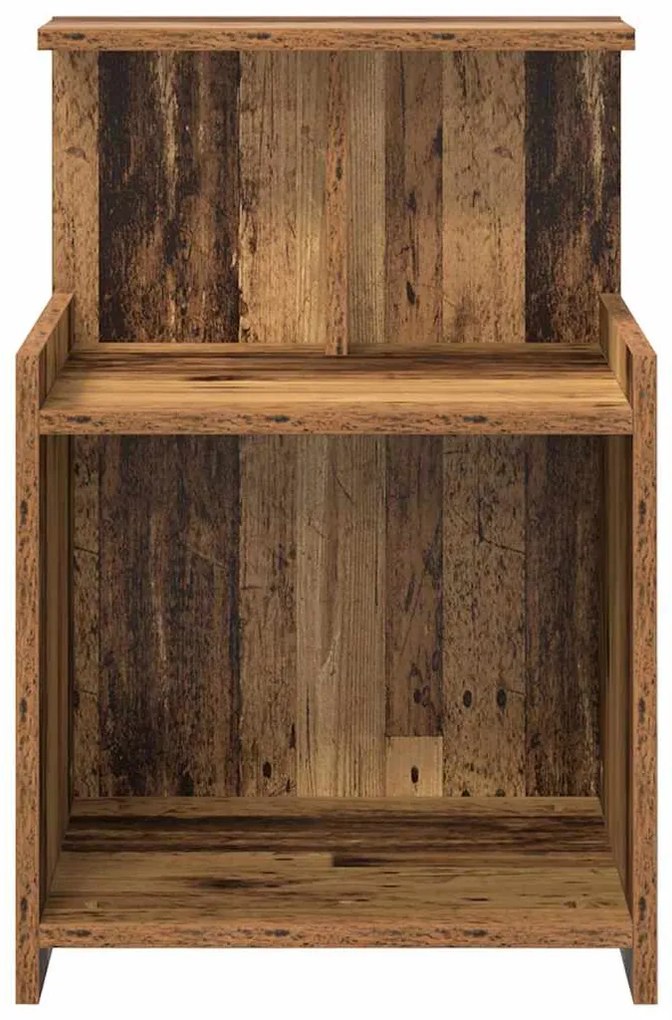 vidaXL Κομοδίνο 2 pcs Παλαιό ξύλο 40 x 35 x 60 εκ. Επεξεργασμένο ξύλο