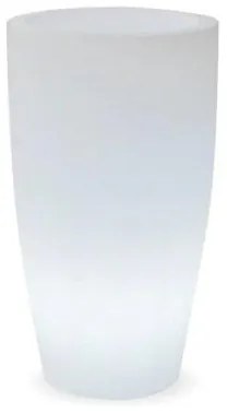 Φωτιζόμενη Γλάστρα Επαναφορτιζόμενη LED RGBW IP65 6500K Bambu 70 LUMBM070WLNW New Garden-LUMBM070WLNW-Λευκό LUMBM070WLNW
