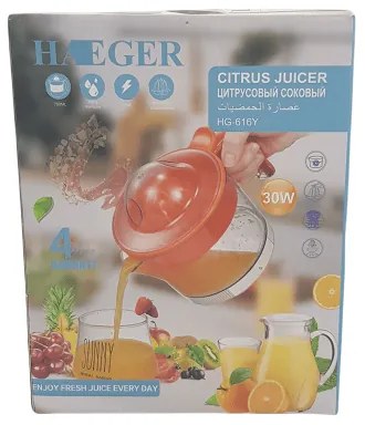 Ηλεκτρικός στίφτης χυμού 30W Haeger HG-616Y