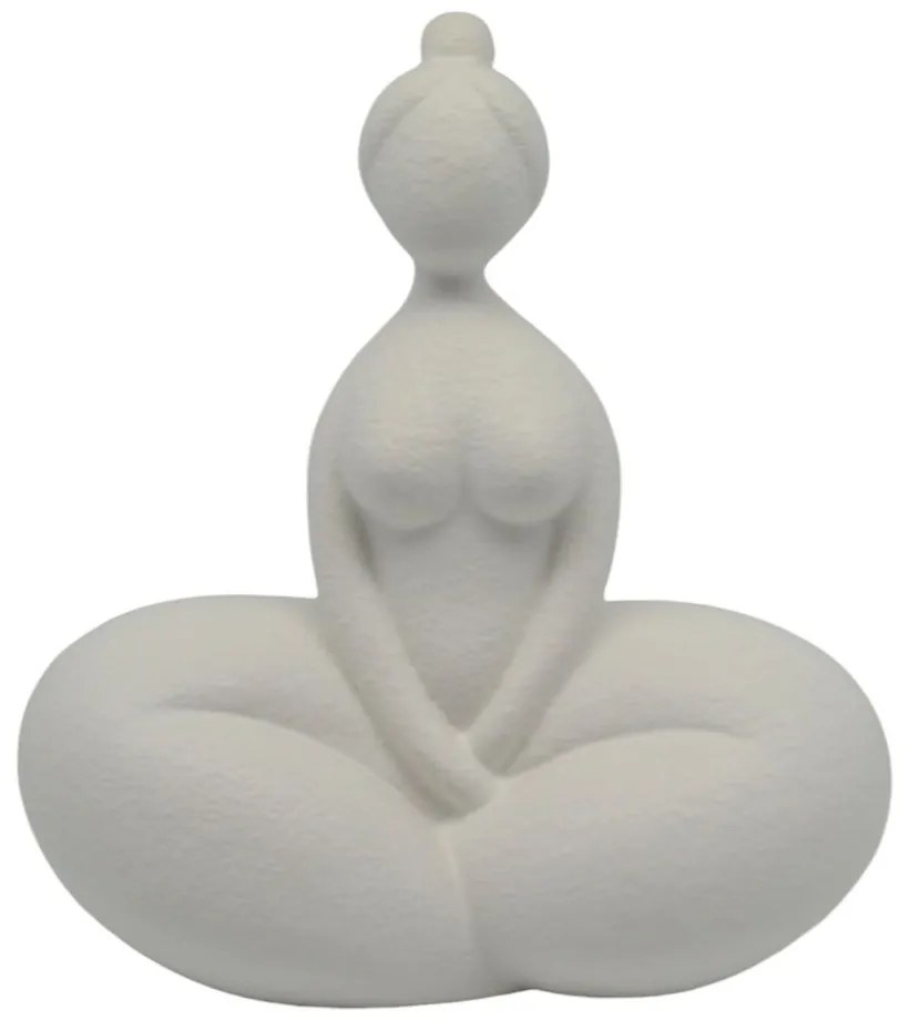 Διακοσμητική Φιγούρα 842964 21,6x12,3x24cm White Mat Ankor Ceramic