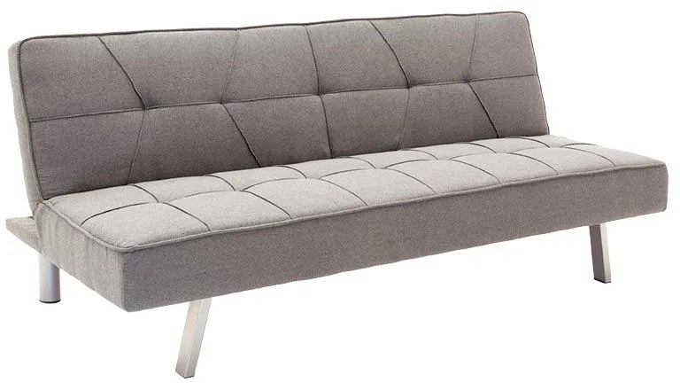 Καναπές - Kρεβάτι Travis 3θέσιος Ύφασμα Γκρι 175x83x74 εκ. 175x83x74 εκ.
