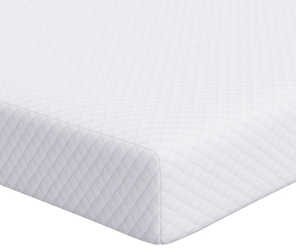 vidaXL Στρώματα Λευκό 180 x 200 cm 100% ύφασμα πολυεστέρα με τζακάρ