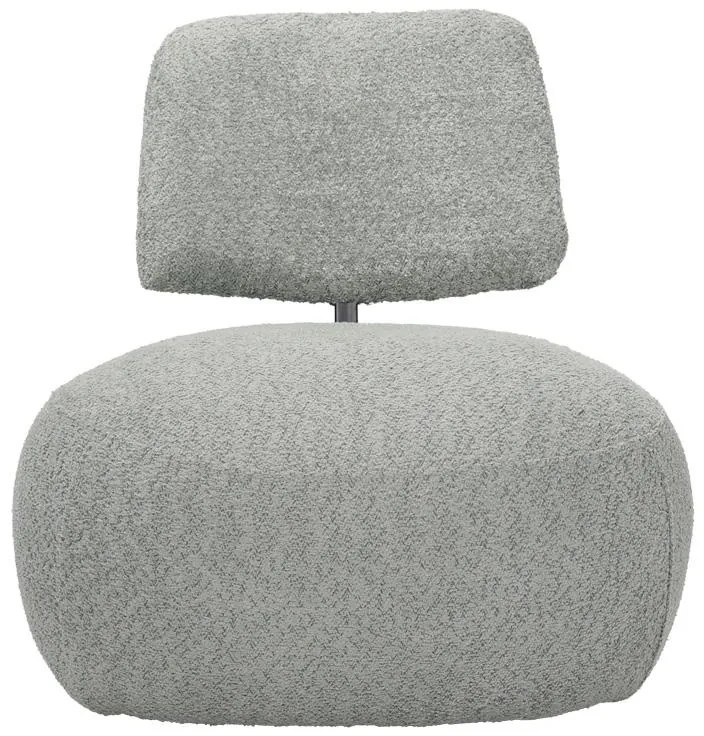 Πολυθρόνα Stonie μπουκλέ ύφασμα σε φυστικί απόχρωση 67x73x67εκ 67x73x67 εκ.