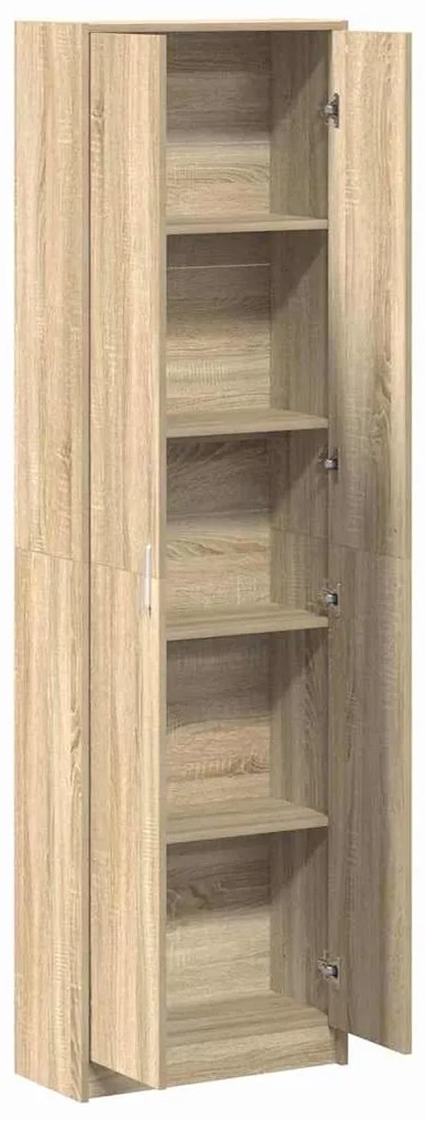vidaXL Ντουλάπι Sonoma Δρυς 55 x 25 x 189 εκ. Επεξεργασμένο ξύλο