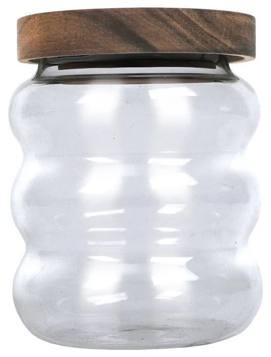 ESTIA ΔΟΧΕΙΟ ΑΠΟΘΗΚΕΥΣΗΣ ALLURE ΓΥΑΛΙΝΟ 500ml 9.5x9.5x12cm