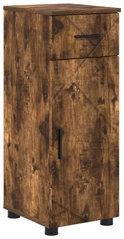 vidaXL Σετ Επίπλων Μπάνιου 4 pcs Καπνιστή δρυς 30 x 35 x 192 εκ.
