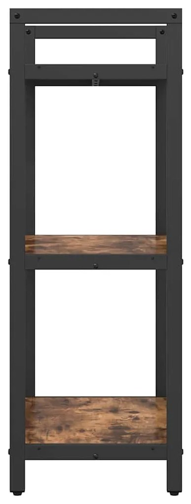 vidaXL Ράφι Βιβλίων Καπνιστό Δρύς 56 x 34 x 96 εκ Επεξεργασμένο ξύλο