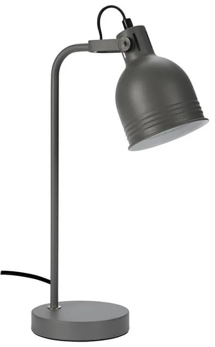 Φωτιστικό γραφείου με λαμπτήρα Ε14 και διαστάσεις 13x42cm - Γκρι