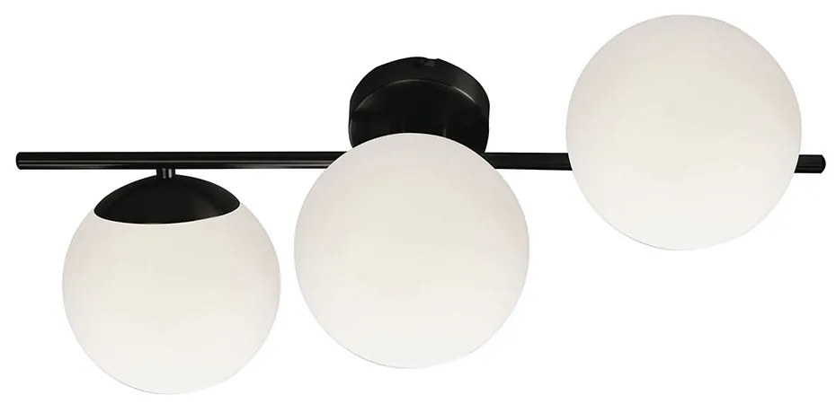 Απλίκα Τοίχου Viokef Floris Black 4260300