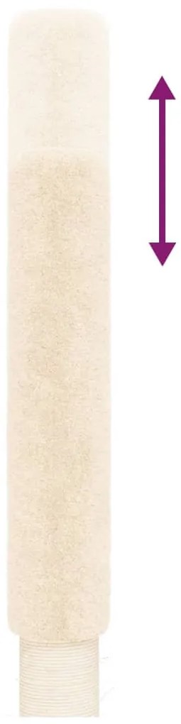 vidaXL Γατόδεντρο Πάτωμα ως Οροφή Κρεμ 268,5 - 294,5 εκ.