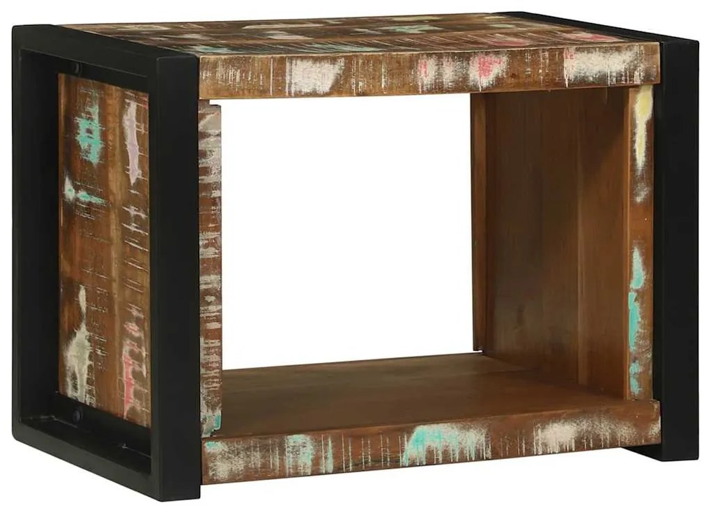 vidaXL Σετ Επίπλων Μπάνιου με συρτάρι 4 pcs Στερεό Ανακτηθέν Ξύλο