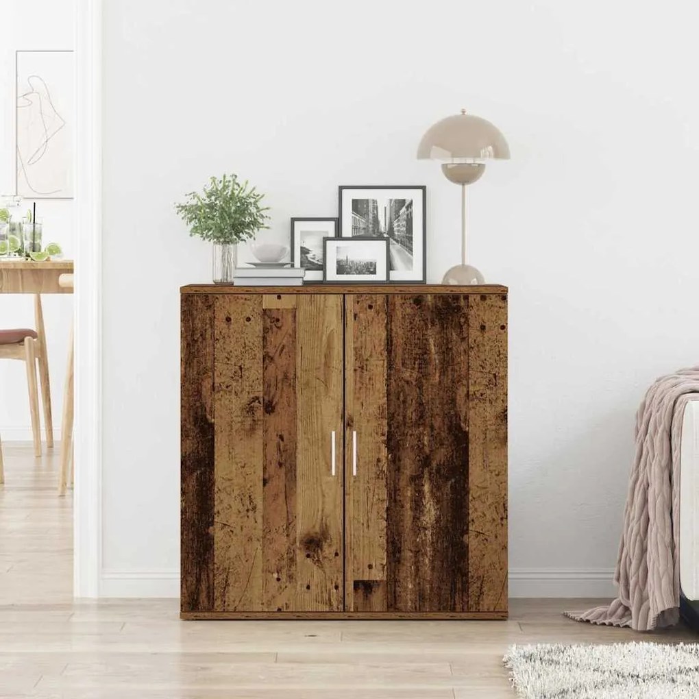 vidaXL Πλαϊνό γραφείο Παλαιό ξύλο 79 x 38 x 80 εκ. Επεξεργασμένο ξύλο