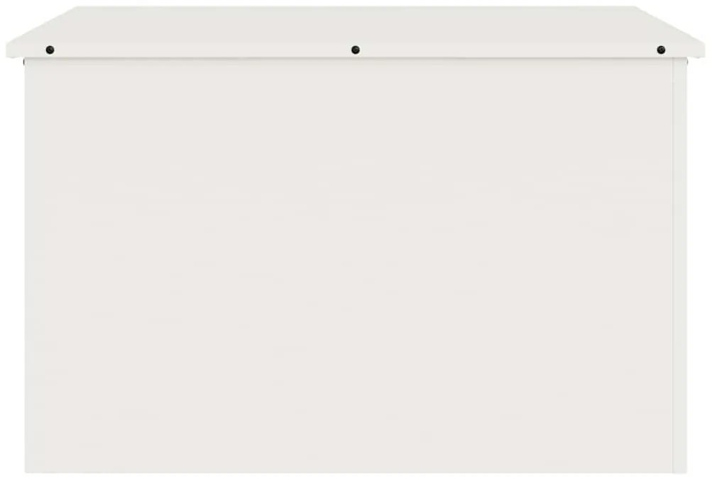 vidaXL Κουτί αποθήκευσης εξωτερικών χώρων Λευκό 80 x 50,5 x 50 εκ.