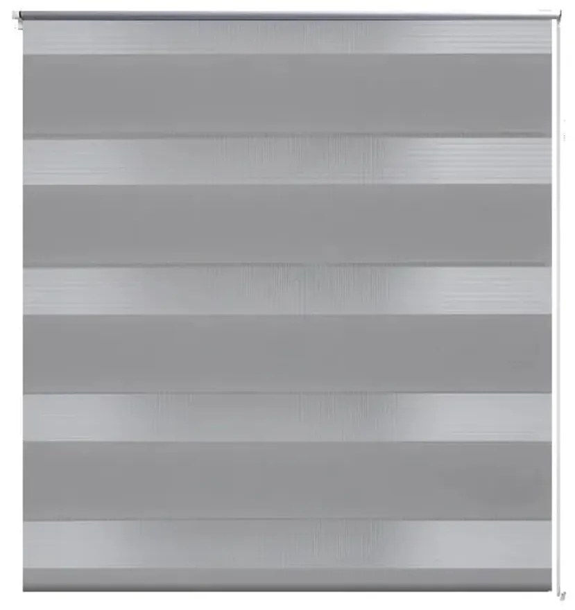 vidaXL Ρόλερ Zebra Γκρι 90 x 150cm