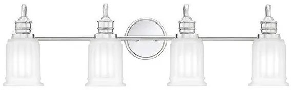 Απλίκα Φωτιστικό Μπάνιου 4xG9 IP44 Swell Elstead Lighting QZ-SWELL4-PC-BATH Χρώμιο