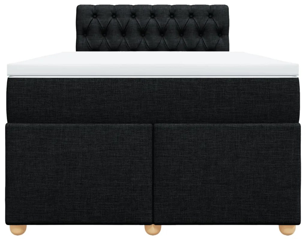 ΚΡΕΒΑΤΙ BOXSPRING ΜΕ ΣΤΡΩΜΑ ΜΑΥΡΟ 120X190 ΕΚ. ΥΦΑΣΜΑΤΙΝΟ 3286628