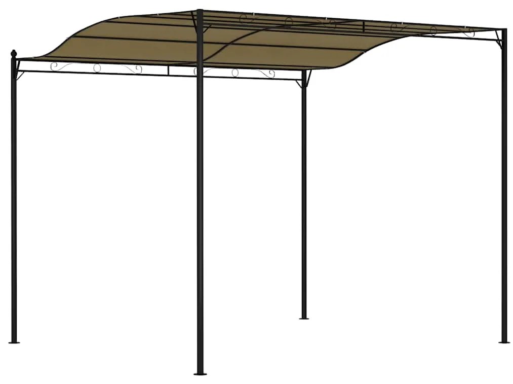 vidaXL Κιόσκι Σκίασης Taupe 3 x 2,4 μ. 180 γρ./μ²