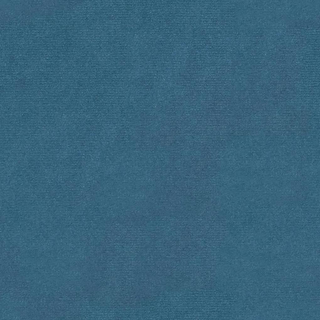 vidaXL Πάγκος Μπλε 110 x 40 x 70 εκ. Βελούδινος