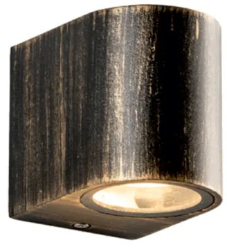 Απλίκα Φωτιστικό Τοίχου LED GU10 3W IP65 Στρογγυλό ACA-SL8210GU10R-Σκουριασμένο SL8210GU10R