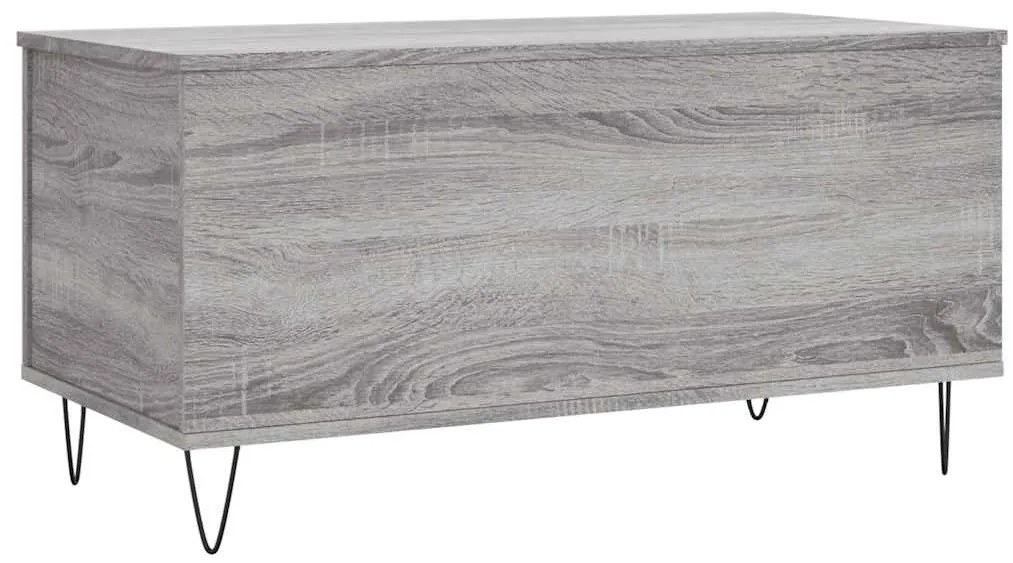 vidaXL Τραπεζάκι Σαλονιού Γκρι Sonoma 90x44,5x45 εκ.Επεξεργασμένο Ξύλο