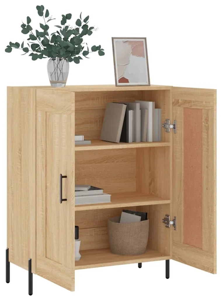 vidaXL Ντουλάπι Sonoma Δρυς 69,5 x 34 x 90 εκ. από Επεξεργασμένο Ξύλο