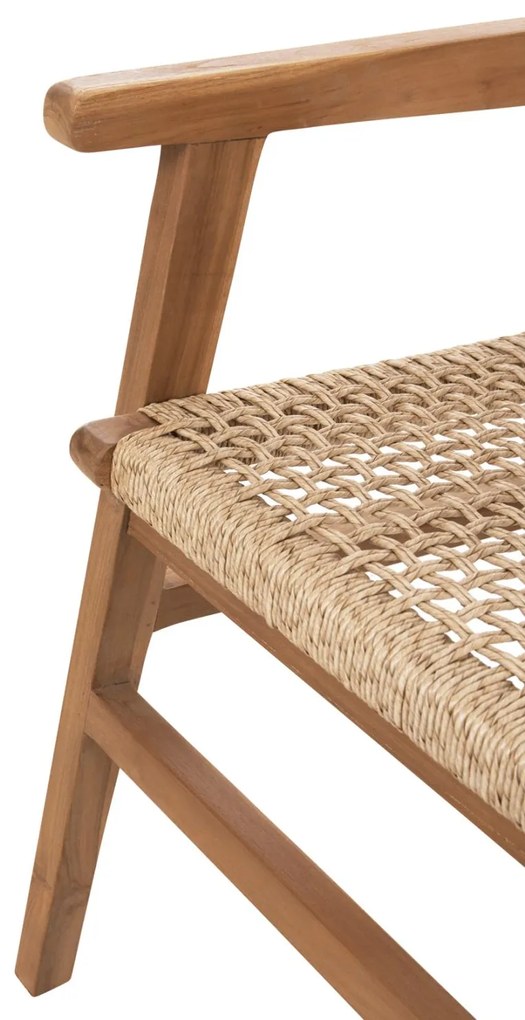 ΠΟΛΥΘΡΟΝΑ BJORN  ΜΑΣΙΦ ΞΥΛΟ ΤEAK ΦΥΣΙΚΟ-ΣΧΟΙΝΙ 56x56x83Υ εκ.