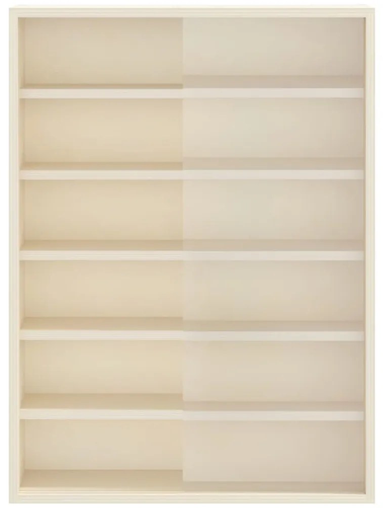 vidaXL Ξύλινη βιτρίνα συλλεκτών Καφέ 40 x 8,5 x 54 εκ Κόντρα πλακέ