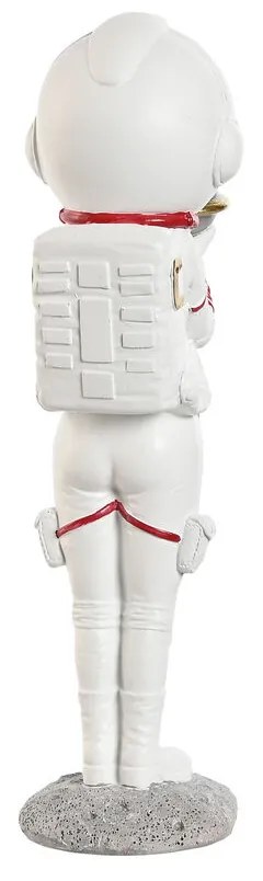 Διακοσμητική Φιγούρα Home ESPRIT Μπλε Λευκό Κόκκινο Χρυσό Γυναίκα Αστροναύτης 11 x 7 x 25 cm (x2)