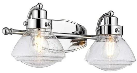Απλίκα Φωτιστικό Μπάνιου 2xE27 Χρώμιο IP44 Scholar QN-SCHOLAR2 Quintiesse Elstead Lighting-QN-SCHOLAR2-Χρώμιο QN-SCHOLAR2