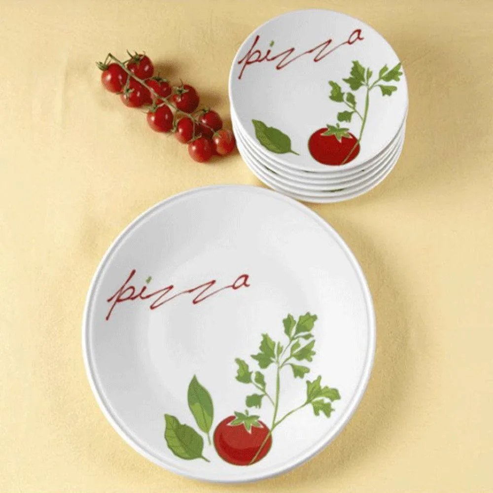 Πιάτο Πίτσας (Σετ 7Τμχ) 47.100.35 R Multi Cryspo Trio Porcelain
