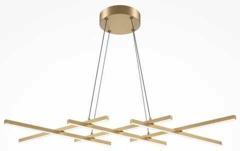 Κρεμαστό Φωτιστικό Οροφής LED 40W Ορείχαλκος 2600K-3500K Halo MOD244PL-L50BSK Maytoni MOD244PL-L50BSK Ορείχαλκος
