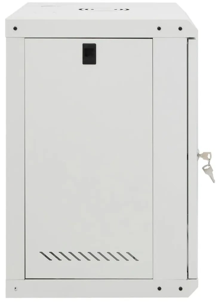 vidaXL Καμπίνα Δικτύου Επιτοίχια 12U 19&#039;&#039; IP20 53x40x60 εκ.