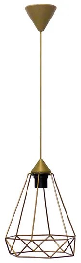 Φωτιστικό Οροφής Μονόφωτο Heronia DM/02 34-0364 Gold Mat