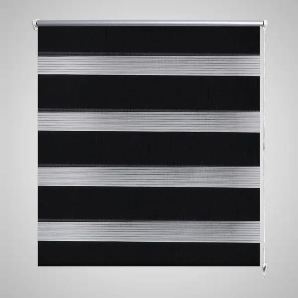 vidaXL Ρόλερ Zebra Μαύρο 70 x 120cm