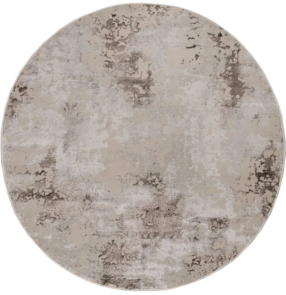 Χαλί Gossip 6023C Grey Vizon Βιοκαρπέτ 160X160 Round
