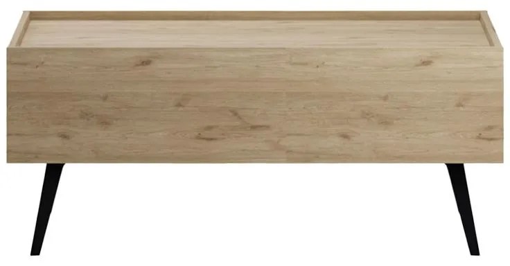 Τραπέζι σαλονιού με συρτάρι Tema σε oak απόχρωση 103x60x44εκ 103x60x44 εκ.