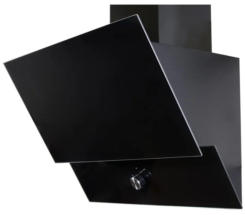 Hausberg HB-2285NG Απορροφητήρας Κουζίνας Καμινάδα με γυάλινη πρόσοψη 60cm Μαύρο