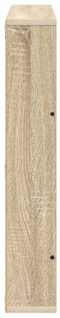 vidaXL Ράφι Περιοδικών με ράφι 2 pcs Δρύς Sonoma 60 x 12 x 70 εκ